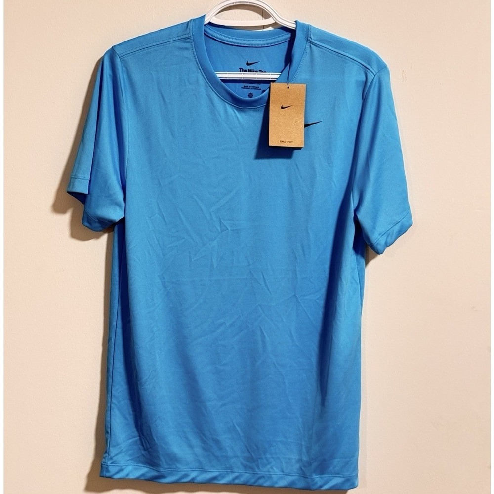 NEW Nike Dri-FIT "The Nike Tee" Men's Small Blue Short Sleeve Athletic Shirt